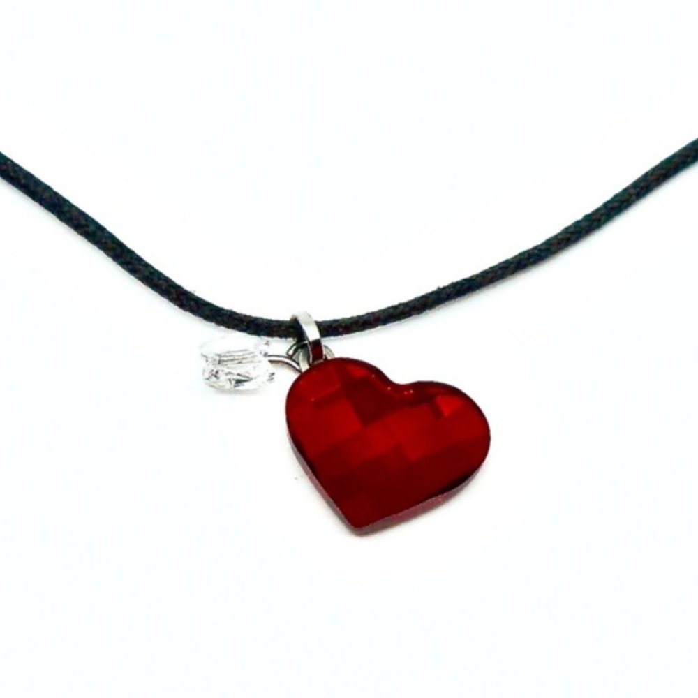 Swarovski Red Heart Pendant Necklace